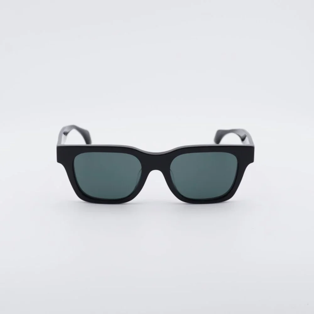 Versace VE4486F GB1/87 Sunglasses Shiny Black Square Frame, Dark Grey Lenses